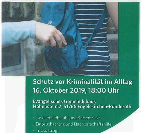 Oberbergischer Kreis Import Schutz Vor Kriminalit t Im Alltag