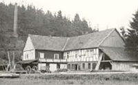 Sägemühle in Drinsahl, Nümbrecht, um 1930. Heimatbildarchiv des Oberbergischen Kreises 