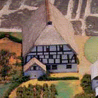 Das Foto zeigt eine Luftbildaufnahme des Museums Haus Dahl