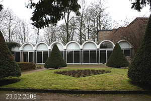 Die Orangerie vor Beginn der Abrissarbeiten am 23.02.2009
