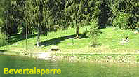 Ansicht Bevertalsperre