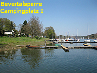 Bevertalsperre Badestelle Campingplatz I