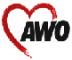 Die Grafik zeigt das Logo der AWO