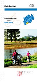 Cover der Radwanderkarte Nr. 48 - Rhein-Sieg-Kreis