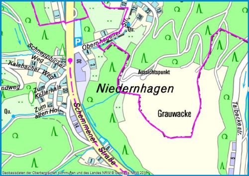 In Gummersbach-Niedernhagen wird der Bachdurchlass erneuert. (Grafik: RIO OBK)