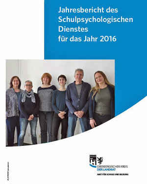 Titelseite des Jahresberichts des Schulpsychologischen Dienstes 2016 (Foto: OBK)