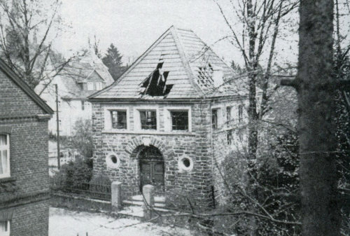 Synagoge nach dem Brand am 10.11.1938 (Foto: Bilderbuch Ruppichterroth/ Wolfgang Eilmes)