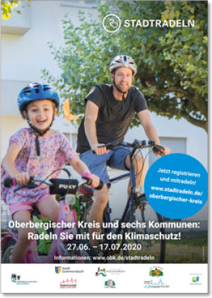 Plakat Stadtradeln im Oberbergischen Kreis 2020 (Foto: KLimabündnis)
