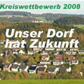 Logo des Kreiswettbewerbs 2008 "Unser Dorf hat Zukunft"