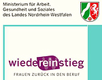 Ausschnitt aus der Homepage www.wiedereinstieg.nrw.de