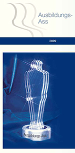 Logo "Ausbildungs-Ass" aus dem Internetauftritt www.ausbildungsass.de mit Link zur Homepage