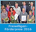 Freiwilligen-Förderpreis 2016 Freiwilligen-Förderpreis 2016