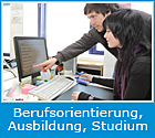 Logo Berufsorientirung, Ausbildung und Studium mit Link zur &Uuml;bersichtsseite
