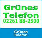 Grünes Telefon 02261 88-2500 Grünes Telefon 02261 88-2500