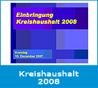Kreishaushalt 2008 Kreishaushalt 2008