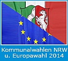 Logo Europawahl und Kommunalwahlen 2014 Logo Europawahl und Kommunalwahlen 2014