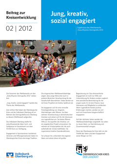 Titelseite Beitrag zur Kreisentwicklung 2/2012