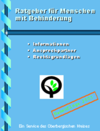 Titelblatt des Ratgebers f&uuml;r Menschen mit Behinderung 2007