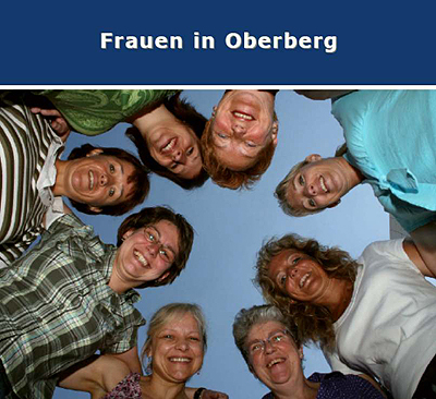 Foto aus der Titelseite des Wegweisers Frauen in Oberberg