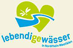 Logo lebendige Gewässer in Nordrhein-Westfalen