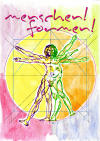 Plakat zur Theaterperformance "menschen! formen!"