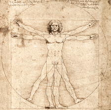 Vitruvianischer Mensch nach Leonardo da Vinci © Institut für Kulturaustausch Tübingen Vitruvianischer Mensch nach Leonardo da Vinci © Institut für Kulturaustausch Tübingen