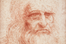 Selbstportrait, um 1516, Rötelzeichnung, 333 x 213 mm, Biblioteca Reale, Turin (15571r) © Institut für Kulturaustausch, Tübingen Selbstportrait, um 1516, Rötelzeichnung, 333 x 213 mm, Biblioteca Reale, Turin (15571r) © Institut für Kulturaustausch, Tübingen