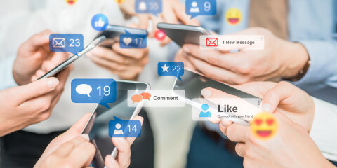 Social media concept.