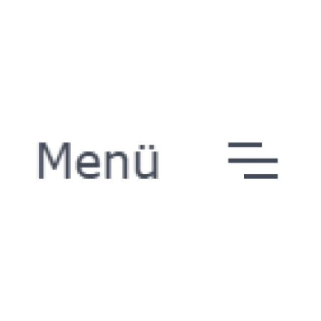 Icon Menü mobil - Burger Menü