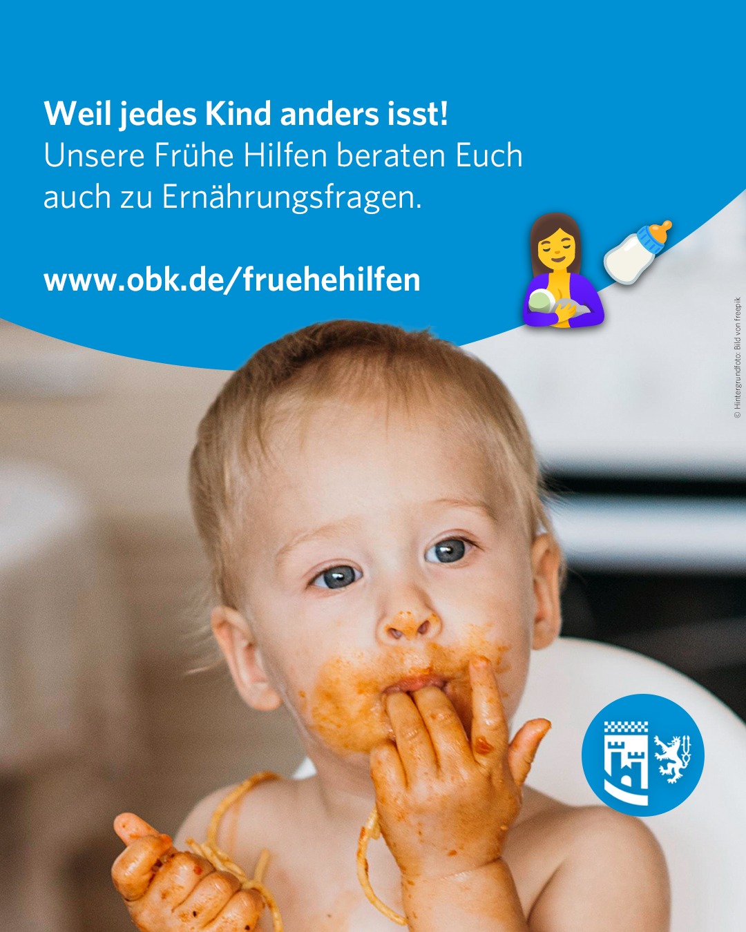 Für einen guten Start ins Familienleben sind unsere Frühen Hilfen eine hilfreiche Anlaufstelle.

Das Angebot ist freiwillig und kostenfrei! Es richtet sich an werdende Eltern und Eltern von Kindern bis drei Jahren.

📍Ziel: Die Eltern sollen von Anfang an wissen, an wen sie sich wenden können, wenn sie Hilfe brauchen.

_____________

Erstkontakt mit den Frühen Hilfen des OBK*:

🧑🏻Nadine Zournatzidis (Koordinatorin)
📱02261 88-5143
📧 nadine.zournatzidis@obk.de

*❗WICHTIG: Die Stadtjugendämter Gummersbach, Radevormwald, Wiehl und Wipperfürth haben eigene Frühe Hilfen. Nadine Zournatzidis ist die richtige Ansprechpartnerin für Bürgerinnen und Bürger aus den übrigen oberbergischen Städten und Gemeinden.

_____________

Mehr Informationen:
👉 www.obk.de/fruehehilfen

#oberbergischerkreis #oberberg #meinschönsterlandkreis #obk #oberbergisch #oberbergischesland #kreisverwaltung #bergischesland