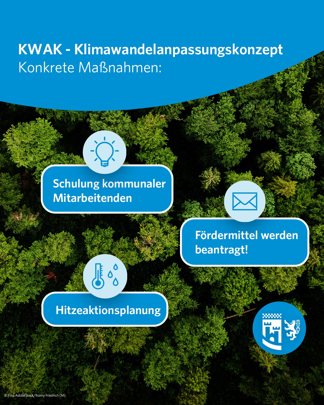 ☀️Der Sommer 2026 hat deutlich gezeigt: Auch im Oberbergischen Kreis spüren wir die Folgen des Klimawandels. Hitze, Trockenheit und niedrige Wasserstände machen deutlich, dass Anpassung immer wichtiger wird! 

Deshalb setzt der Oberbergische Kreis gemeinsam mit den Kommunen nun konkrete Maßnahmen um: 

🧑‍💼Mitarbeitende schulen: 
Kommunale Mitarbeitende werden darin fortgebildet, Klimaanpassung bereits bei der Bauleitplanung mitzudenken. Eine entsprechende Checkliste wird ebenfalls entwickelt. 

🌡️Hitzeaktionsplanung: 
Die Erfahrungen aus dem vergangenen Sommer zeigen, dass wir beim Schutz vor Hitze noch besser werden müssen. Ab 2027 soll gemeinsam mit der Stadt Radevormwald beispielhaft eine kommunale Hitzeaktionsplanung entwickelt werden. 

💶Fördermittel nutzen: 
Für Klimaanpassungsmaßnahmen werden gezielt Fördermittel von Land, Bund und EU beantragt. So konnte unter anderem die Teilnahme von zehn oberbergischen Unternehmen an der Klima.Profit-Beratung vollständig gefördert werden. 

Klimawandelanpassung ist eine gemeinsame Aufgabe: Wir alle sind gefragt, unsere Region zukunftsfähig aufzustellen. 

Mehr Informationen: 
👉www.obk.de/kwak

Tipps zum Thema: 
👉www.obk.de/hitze

#oberbergischerkreis #oberberg #meinschönsterlandkreis #obk #oberbergisch #oberbergischesland #kreisverwaltung #bergischesland #klimawandel #klima #hitze