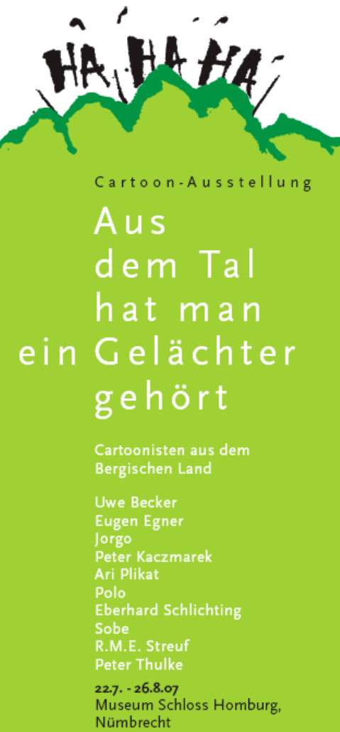 Ausschnitt aus dem Flyer der nebenstehend beschriebenen Ausstellung