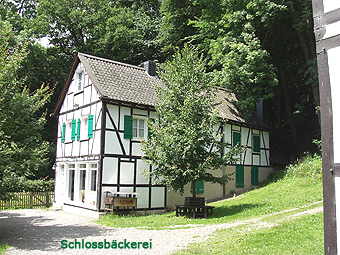 B&auml;ckerei auf dem Gel&auml;nde von Schloss Homburg