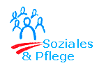 Logo Soziales & Pflege mit Text "Soziales & Pflege"