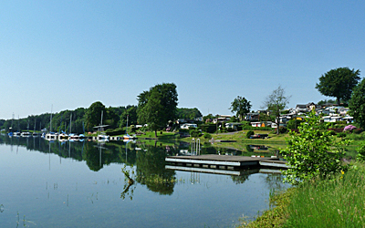 Badestelle Campingplatz 2 an der Bevertalsperre. (Foto: OBK)