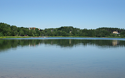 Badestelle Campingplatz an der Bruchertalsperre. (Foto: OBK)