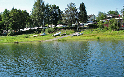 Badestelle Segelclub an der Bruchertalsperre. (Foto: OBK)