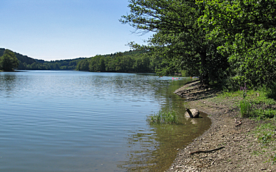 Lingesetalsperre Badestelle Campingplatz. (Foto: OBK)