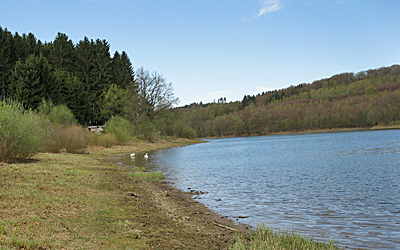 Badestelle Linge an der Lingesetalsperre. (Foto: OBK)