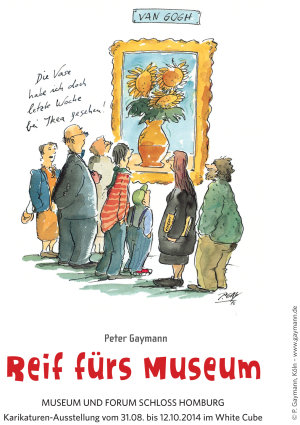 1. „Kulturhappen“ – Exklusivführung zur Peter Gaymann Ausstellung „Reif fürs Museum“ (Foto: Peter Gaymann) 1. „Kulturhappen“ – Exklusivführung zur Peter Gaymann Ausstellung „Reif fürs Museum“ (Foto: Peter Gaymann)