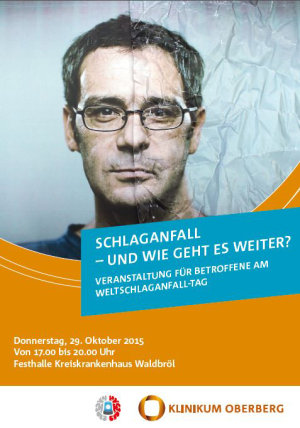 Plakat zur Veranstaltung Oberberg gegen den Schlaganfall am Do., 29.10.2015