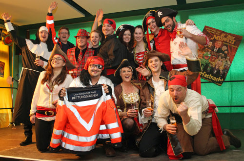 Der Rettungsdienst rockte die Bühne (Foto:OBK)