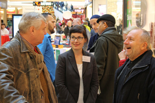 Sylvia Asmussen von der Ehrenamtsinitiative Weitblick freute sich über die positive Resonanz zur Veranstaltung. (Foto: OBK)