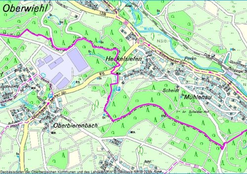 Die K 15 wird zwischen Oberbierenbach und Heckelsiefen erneuert (Foto: RIO OBK).