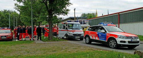 Der PTZ 10 war um 06:35 Uhr vom "Sammelplatz Notfallzentrum in Kotthausen" aus nach Köln aufgebrochen, um die Aktion zur Bombenentschärfung zu unterstützen (Foto:OBK).