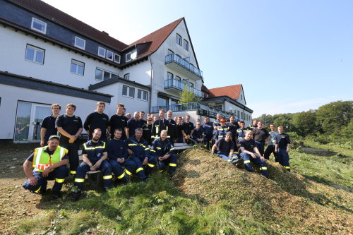 Die fleißigen Helfer vom THW. (Foto: OBK)