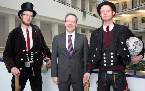 Maik Czepl (v.l.), Klaus Grootens und Elias Schuchardt.(Foto: OBK)