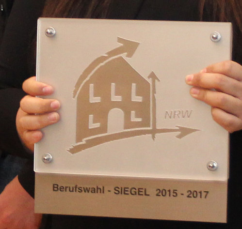 Das begehrte Berufswahlsiegel für Schulen mit vorbildlicher Berufsorientierung (Foto:OBK).