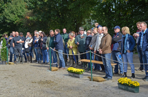 Interessierte Zuschauer verfolgten das Geschehen bei der Bezirkskuhschau. (Foto: OBK)