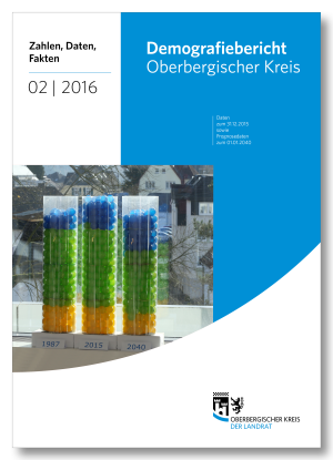 Titelseite des Demografieberichts des Oberbergischen Kreises, Ausgabe 02/ 2016. (Foto: OBK)